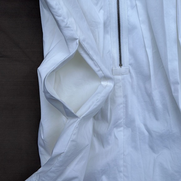 BCBGMAXAZRIA White Ruffle Collar Detail Dress - Picture 6 of 7